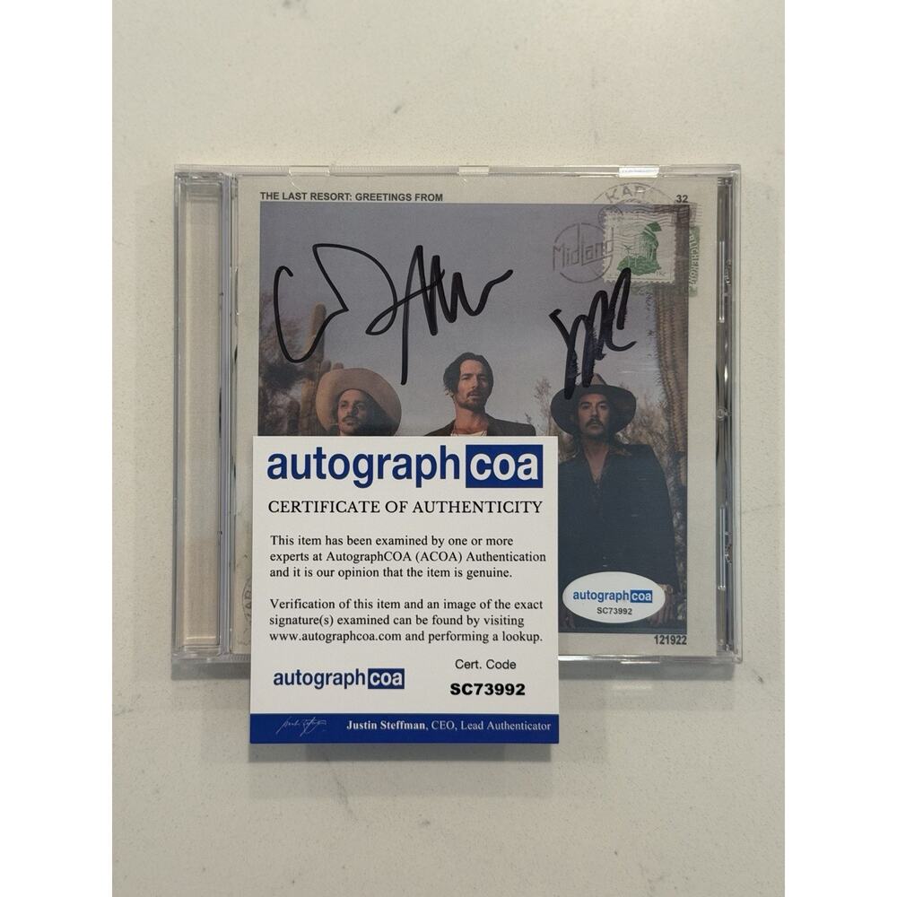 Midland The Last Resort: Greetings From Signed CD Autographed COA #3